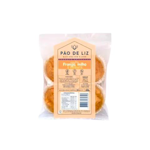 Muffin de Frango, Milho e Cenoura Pão de Liz 200g