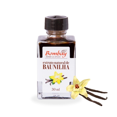 Extrato Natural de Baunilha Bombay 30ml