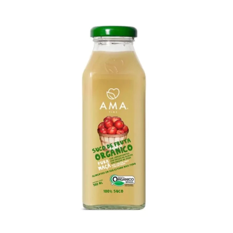 Suco de Maçã Orgânico Ama Time 300ml