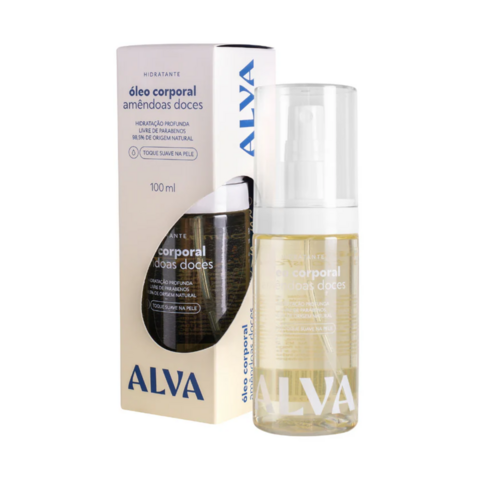 Oleo Corporal Hidratante de Amendoa Doce Alva 100ml