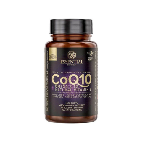 Coenzima Q10 + Ômega 3 TG Essential 60 Cápsulas