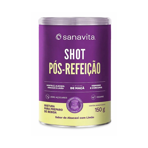 Shot Pós-Refeição Abacaxi e Limão Sanavita 150g