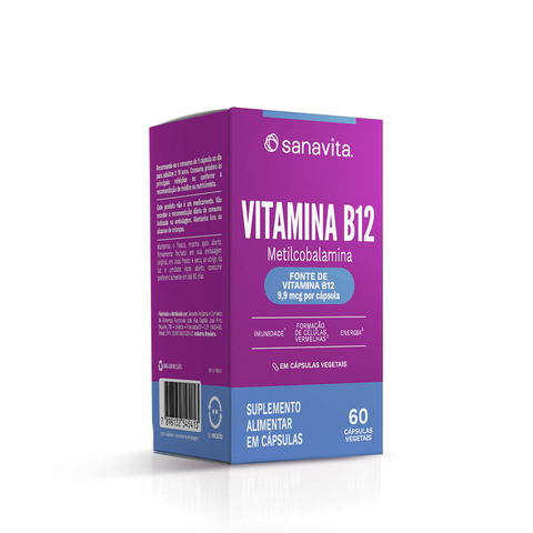 Vitamina B12 Sanavita 60 Cápsulas