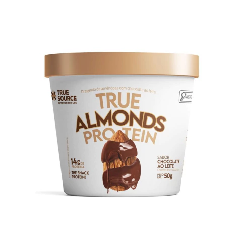 True Almonds Protein Chocolate ao Leite 50g True