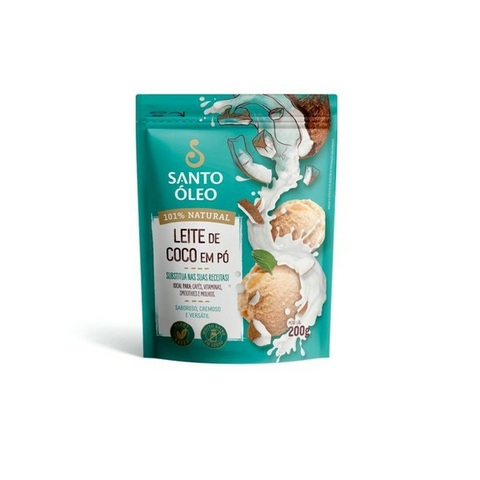 Leite de Coco em Pó Santo Óleo 200g