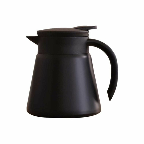 Garrafa Termica de Inox Revestida Preta 800ml