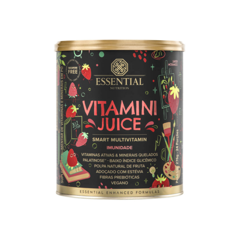 Vitamini Juice Morango Essential 276g