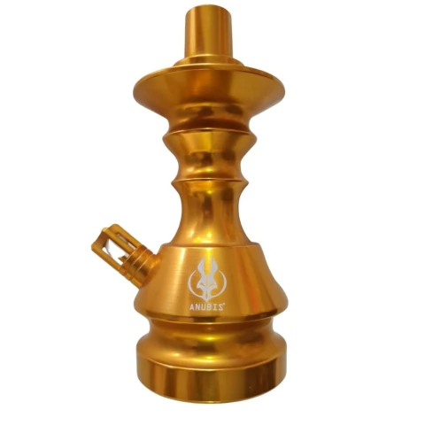 Stem Narguile Pequeno Anubis Velvet Litle Monster Dourado