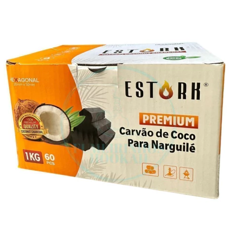 Carvão Estork Hexagonal - 1 Kilo - comprar online