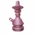 Stem Narguile Pequeno Anubis Velvet Litle Monster Rose Fosco