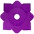 Prato Para Narguile Hookah King Imperial Roxo Grande
