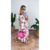Vestido Mariah Folhas Off White - Simplifique Closet Moda Comfy Loja Online 