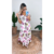Vestido Mariah Folhas Off White