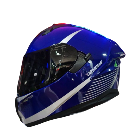 Casco Integral Hax Obsidian Azul
