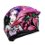 Casco Integral Hax Obsidian Geisha Rosa