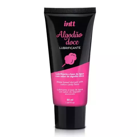 Lubrificante a Base de Água Sabor Algodão Doce 50ml Intt