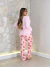 Pijama em Suede Longo com Estampa de Ursinhos no Rosa Claro - comprar online