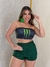 Conjunto Carnaval Monster Top Poliamida + Short Lurex