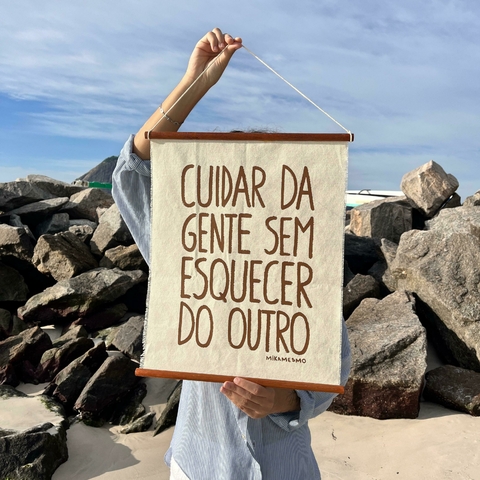 Bandeira feita à mão e coração - Uma bandeira mikamesmo - comprar online