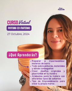 Curso pintura en materas octubre - comprar online