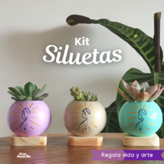 Silueta: Beige - Floramarillo