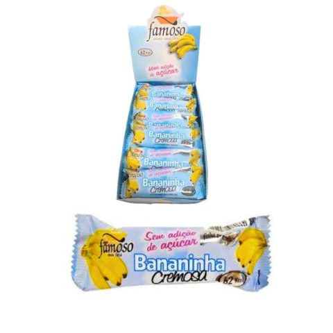 Bananinha cremosa Famoso zero 30g