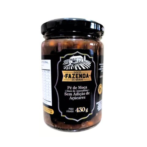 Doce Pé de moça sem adição de açúcar 430g