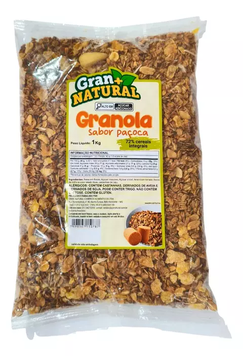 Granola com paçoca Grannatural 1kg