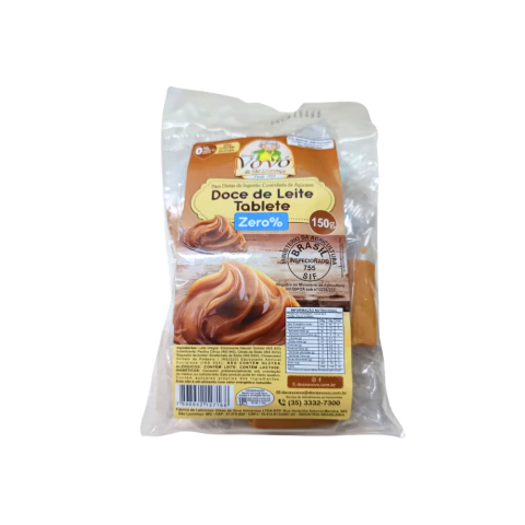 Doce de leite zero tablete Vovó 150g