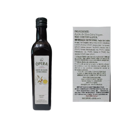 Azeite de Oliva Extra Virgem Opera 500ml