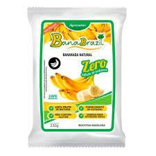 Bananada natural zero açúcar 230g BananaBrasil