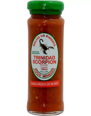 Pimenta macerada trindade Scorpions fogo mineiro 100ml