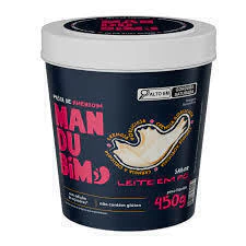 Pasta de amendoim leite em pó Mandubim 450g