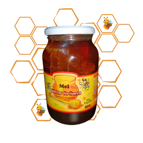 Mel com favo Néctar da Serra 800g