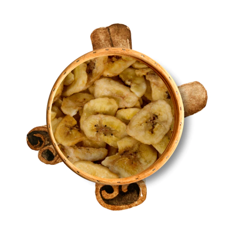 Chips de Banana doce com canela kg