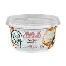 Creme de castanha de caju vida veg tradicional 180gr