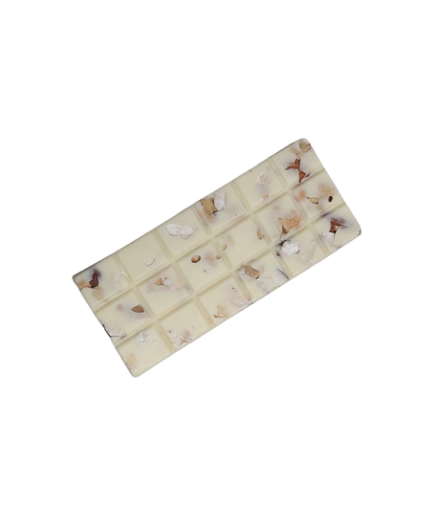 Barra de chocolate branco c/nuts