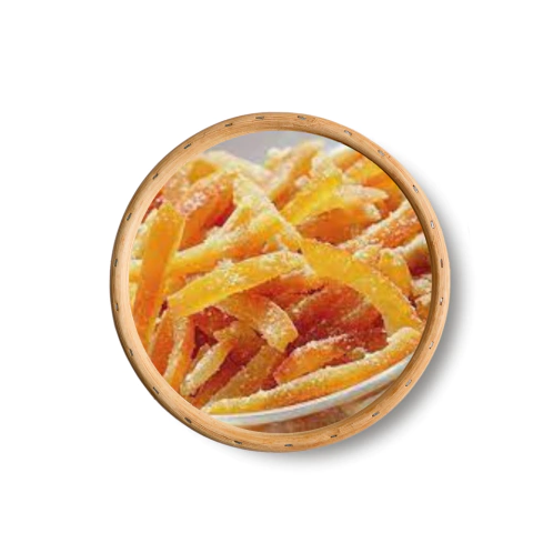 Laranja em tiras cristalizada kg