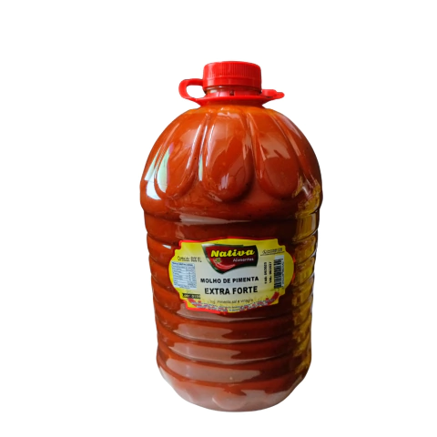 Molho de pimenta extra forte Nativa 5L
