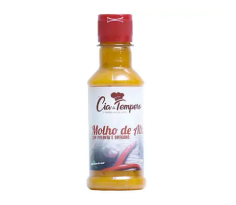 Molho de alho c/pimenta e orégano Cia.temp 150ml