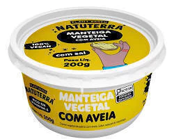 Manteiga vegetal de aveia Natuterra 200g