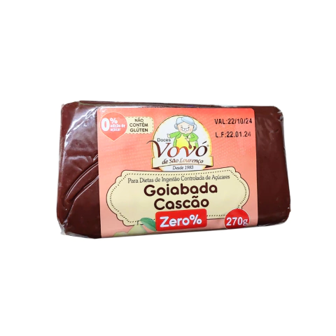 Goiabada cascão zero vovó 270g