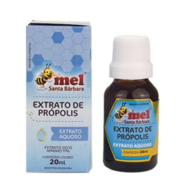 Extrato de própolis 11% aquoso 20 ml santa B