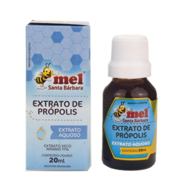 Extrato de própolis 11% aquoso 20 ml santa B