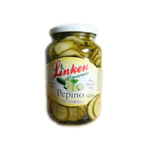 Conserva de pepino fatiado Linken 590g