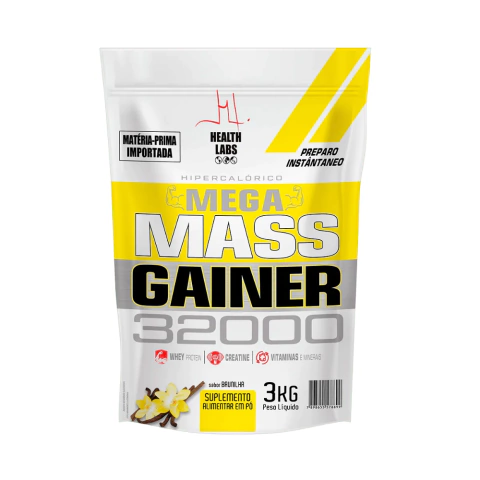 Mega Mass Gainer baunilha 32.000 Health Labs 3kg
