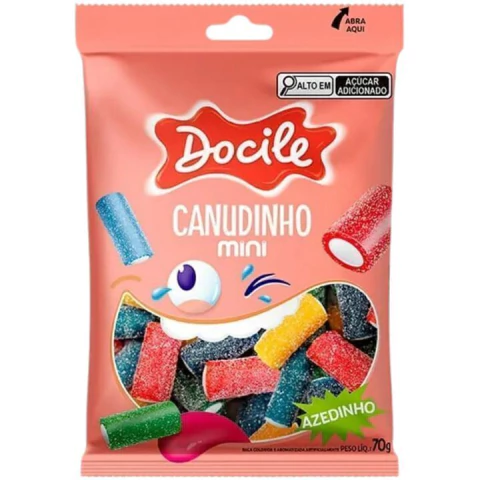 Mini canudinho Docile kg - comprar online