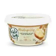 Manteiga vegana de castanha de caju vida veg 200g
