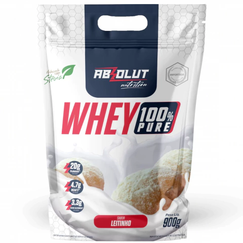 Whey 100% pure leitinho Absolut 900g