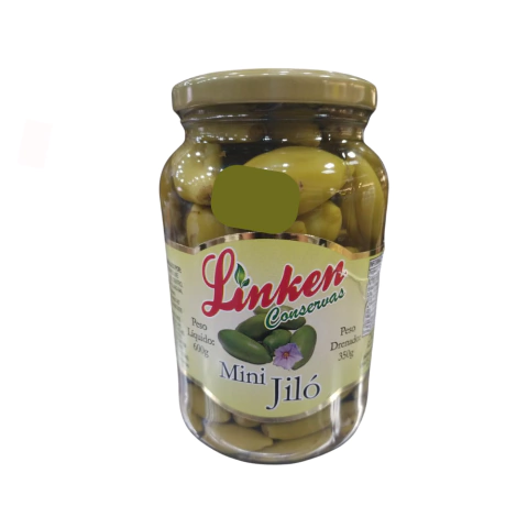 Conserva de mini Jiló Linken 600g